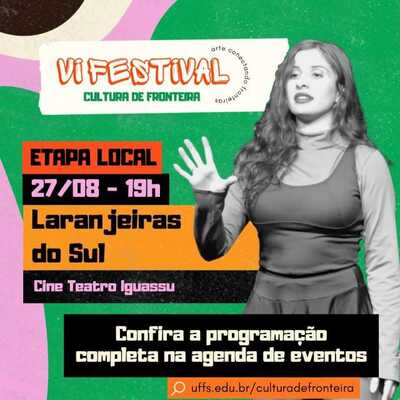 LS: UFFS realiza etapa local do 6º Festival Cultura de Fronteira